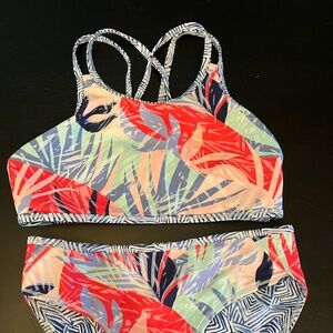2 sets of Athleta Girls swim suits